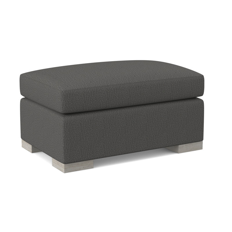 Elkins Ottoman, Elise Flax, Bisque