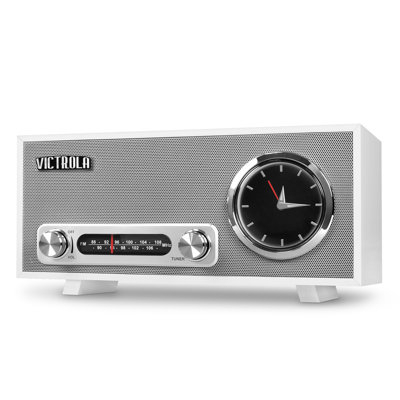 Analog Solid Wood Electric Clock with Alarm