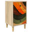 36cm W Engineered Wood Bedside Table