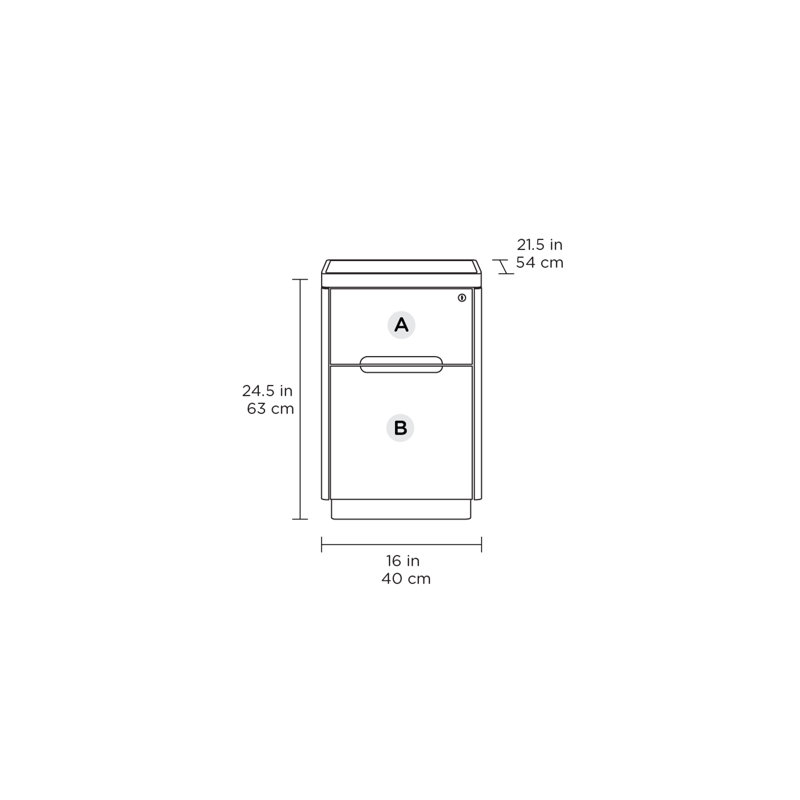 Luma 2 - Drawer File Cabinet