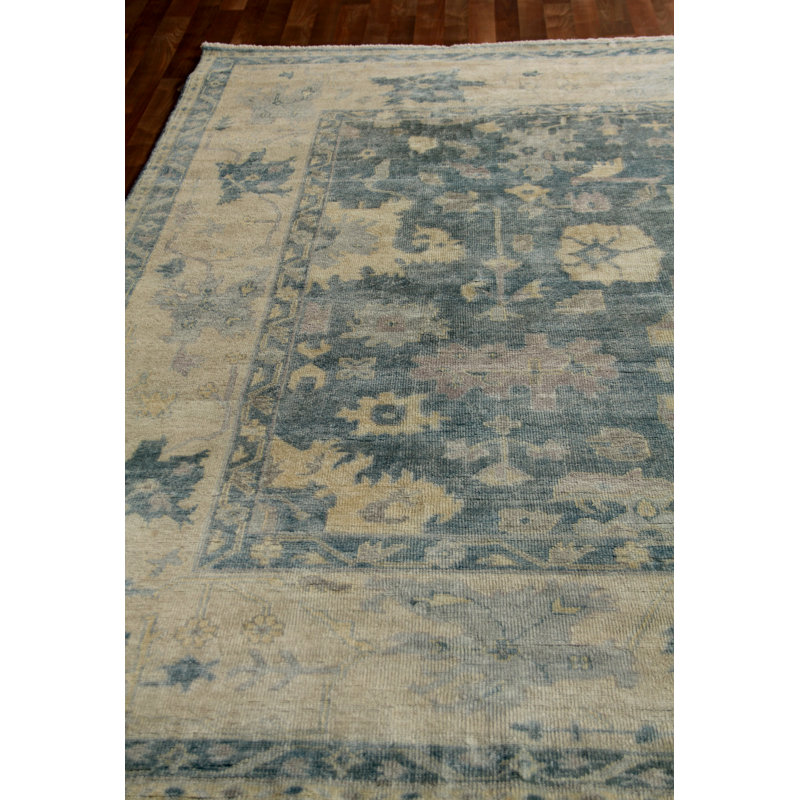 Antique Weave Oushak Wool Oriental Area Rug, Rectangle 4' x 6'