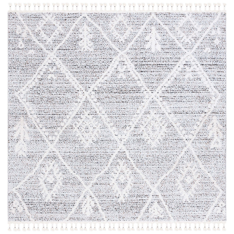 Kazuhisa Performance Geometric Rug, Square 6'7"