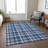 Washable Plaid Indoor / Outdoor Rug-600838773
