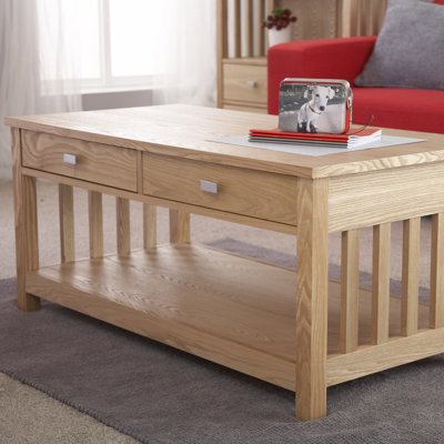 Hyder Coffee Table with Magazine Rack