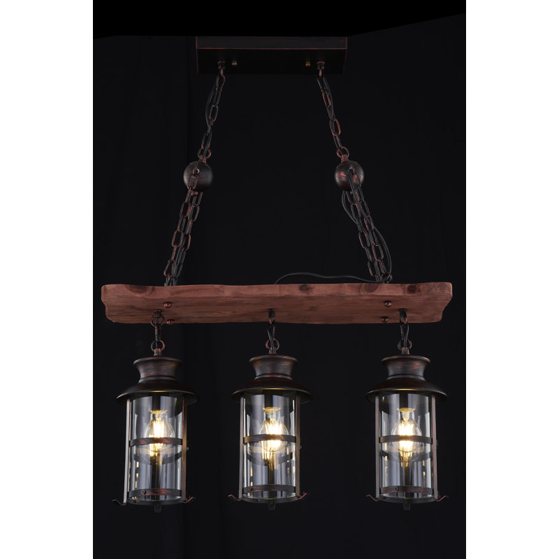 Spring Street 3 - Light Antique Bronze Pendant