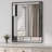 Ebern Designs Rectangular Wall Mirror with Tempered Glass-2091588034-2091588033