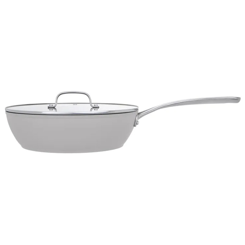 Aluminum Non-Stick Frying Pan, Dark Dove Grey