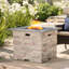 Foyer en pierre avec comptoir Mgo Stone - 40 000 BTU
