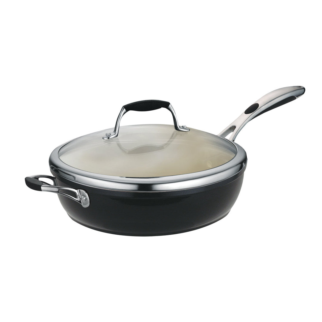 Tramontina Gourmet Ceramica Deluxe 11" Non Stick Skillet with Lid Tramontina