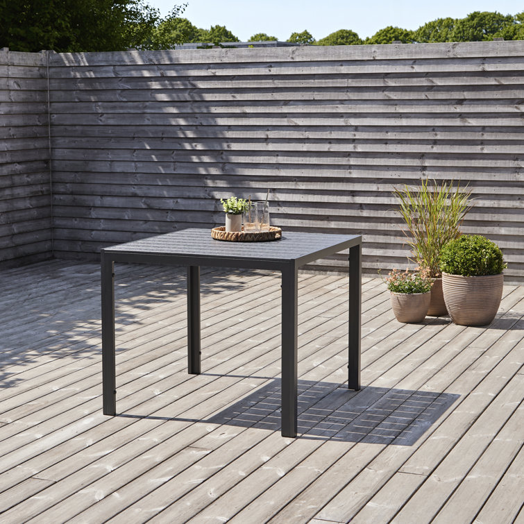 Dakota Fields Aperture Aluminium Dining Table | Wayfair.co.uk