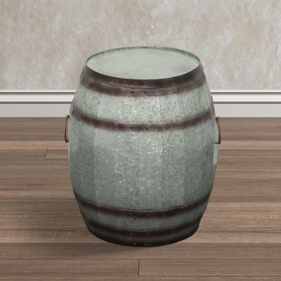 Jaunna Drum End Table with Storage by Williston Forge