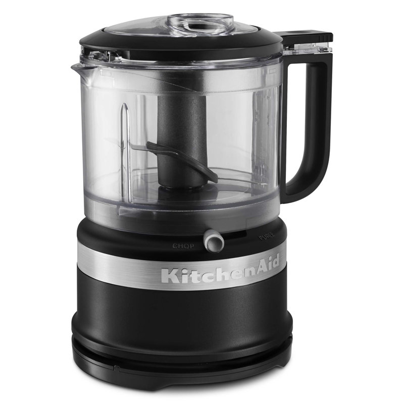 KitchenAid 3.5-Cup Food Chopper in Black Matte, Matte Black