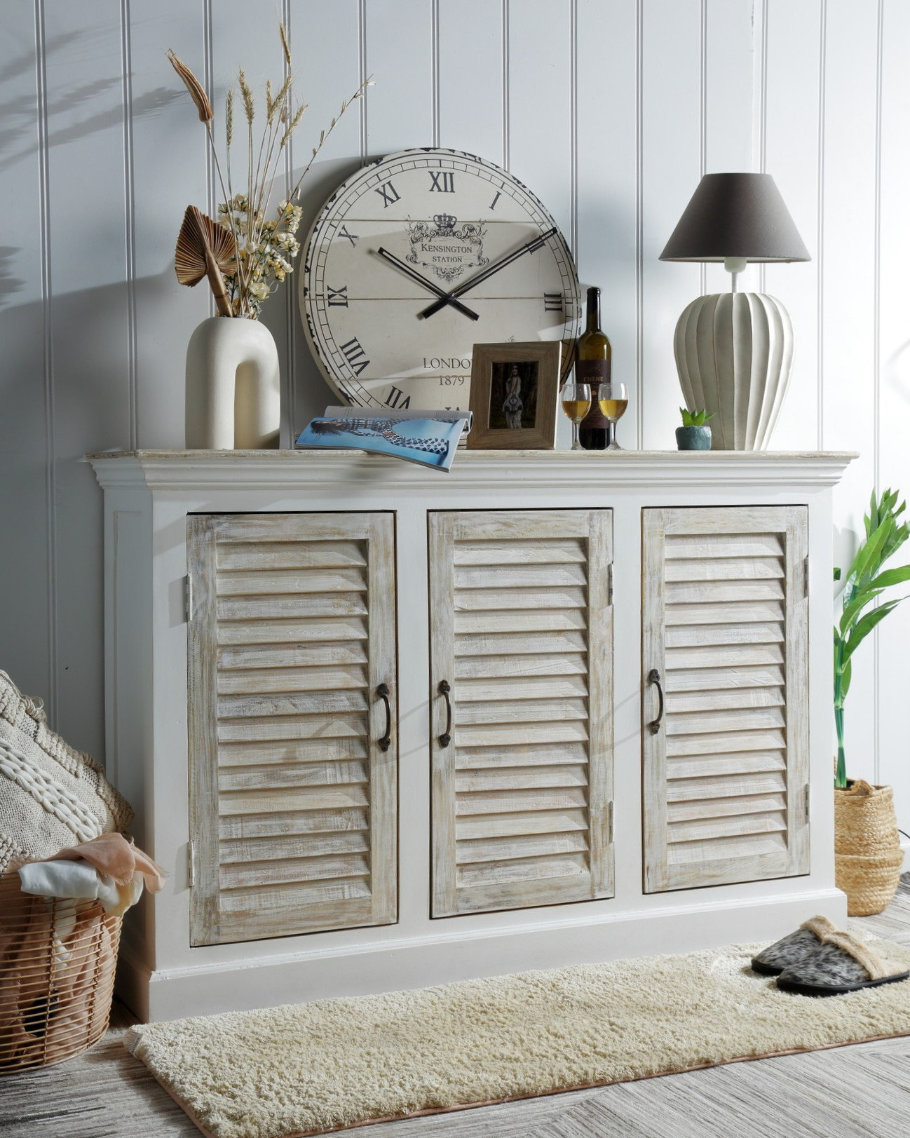 Red Barrel Studio® Cristol 57.9'' Solid Wood Sideboard | Wayfair