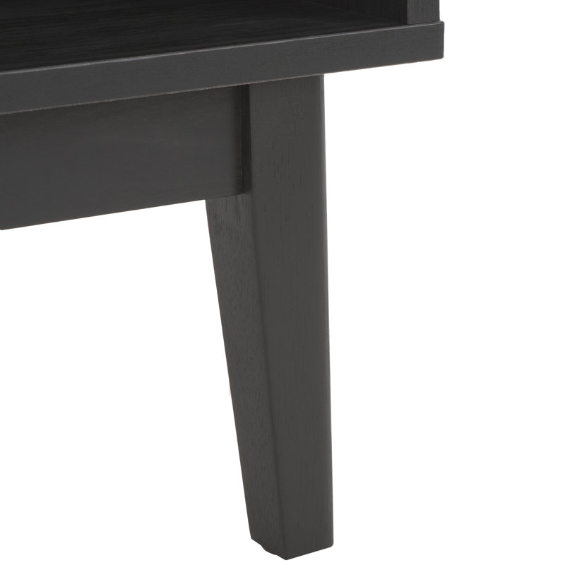 Table de chevet 1 tiroir Cura, Noir