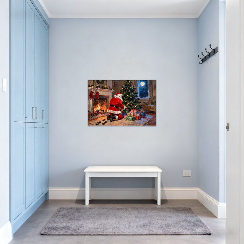 Sapin de Noël de Noël avec des cadeaux, H 16 po x l 24 po