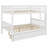 2-In-1 Wood Bunk Bed Convertible To 2 Beds With Drawers Ladder Safety Guardrails-518456234