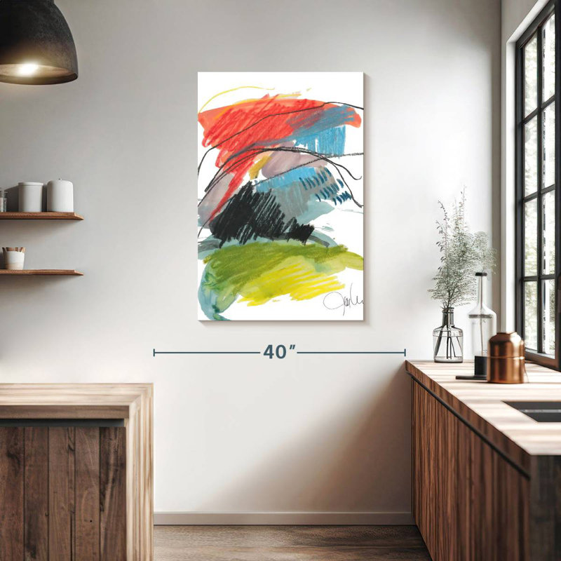 Avery Abstract Landscape No. 40, 39" H x 26" W
