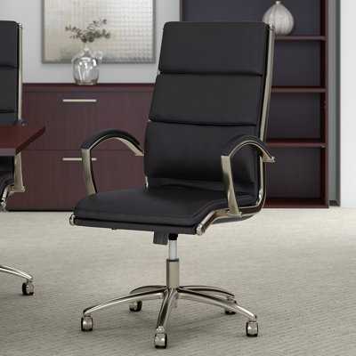 BBF Seating Faux Leather High Back Executive Chair by Bush Business Furniture