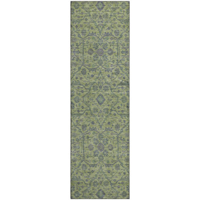 Premium Machine Washable Ducote AMF1131 Global Rug