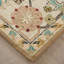 Tapis brun clair à motif floral et botanique Farhiyo-673618753