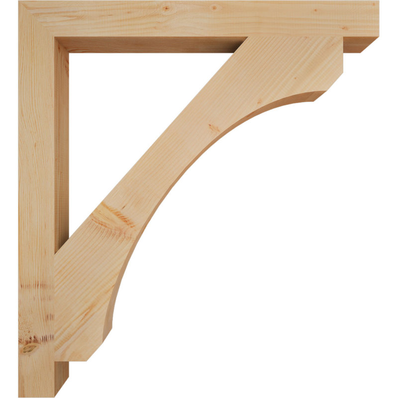 Support en bois rustique Legacy Block, Sapin de Douglas, Lisse, H 44 po x l 3,5 po x P 40 po