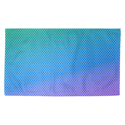 Tapis sirène balances vert/bleu/mauve area Avicia