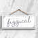 Lets Get Fizzical - Unframed Typography on Wood