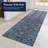 Ullin Floral Navy Sapphire Blue Area Rug-71601378