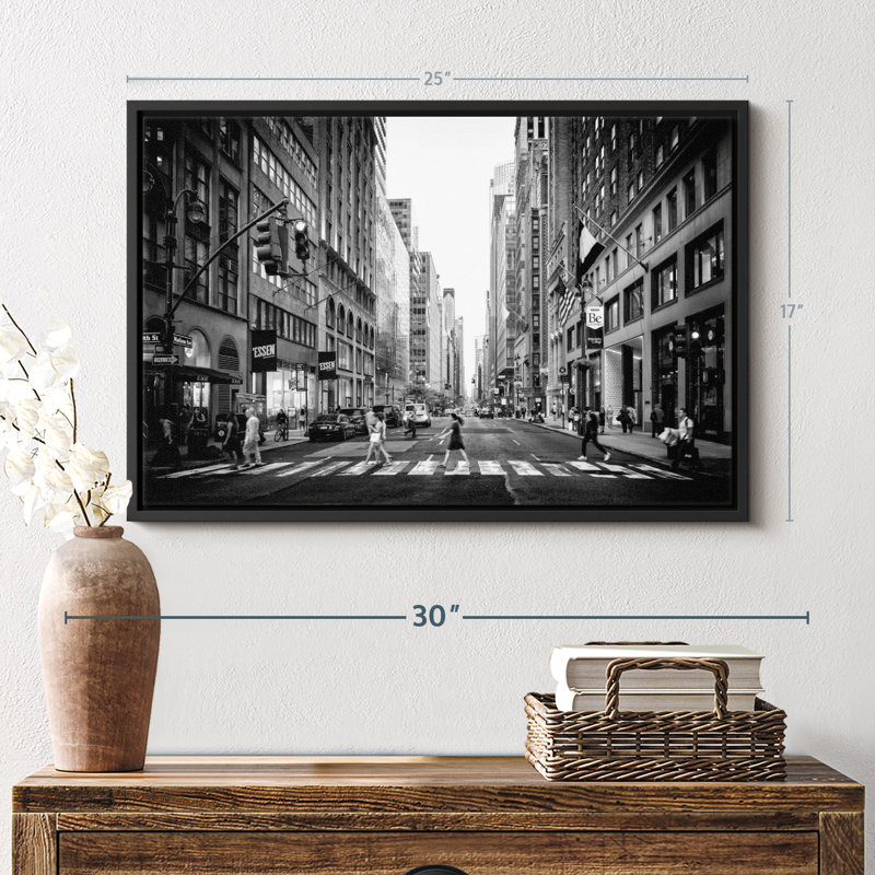 «Madison Avenue», H 17 po x l 25 po