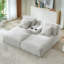 Chaise longue double compressible avec porte-gobelets-738887174