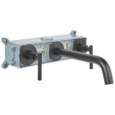 Wall Mounted Basin Mixer Tap Brass