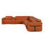 Canapé modulaire en cuir italien Suhur 7 pièces-91303786