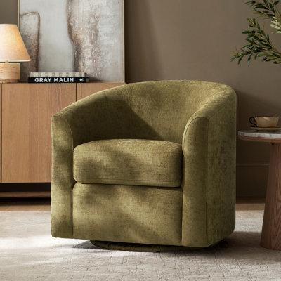 Amiir Swivel Barrel Chair Built-in Pocket Spring