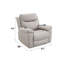 Fauteuil inclinable électrique avec massage chauffant Cheru-111934104
