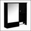Armoire à pharmacie murale 29 po x 28 po avec miroir et barre à serviettes, solution de rangement compacte pour les salles de bain sans encombrement-134679272