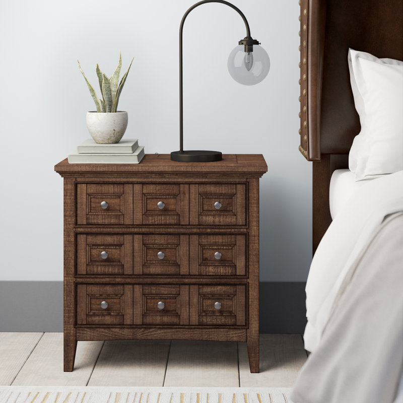 Radimir 29'' W Solid Wood Nightstand