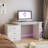 Expandable Storage Desk Wood Modern Home Office Ideal For Study And Craft