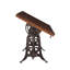 Industrial Loft Solid Wood Drafting Table
