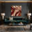 Lyrical Abstraction 10 Brown Canvas Wall Art-1519921119