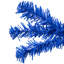 Arbre de Noël pin artificiel moyen pré-éclairé - bleu royal - lumières claires-106854022