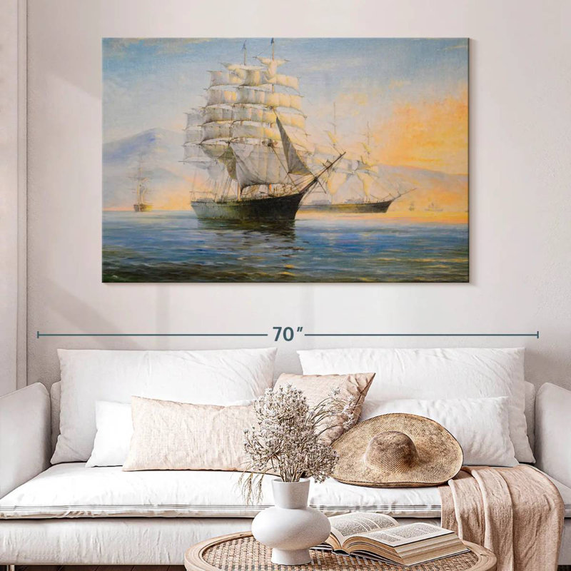 Aletra Ship, 34" H x 51" W