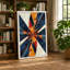 Starburst Geometry Geometric - Wrapped Canvas-335128769-335128779