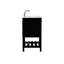 Ensemble de meuble-lavabo simple 24 po Krish-372602878