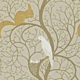 Squirrel & Dove Wallpaper