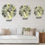 Graines de pissenlit sur fond grunge II - Horloge murale de ferme-59913994