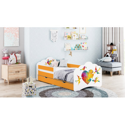 Calabrese European Toddler Bed Frame with Drawers