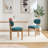 Wooden Dining Chairs Set Of 2, Modern Fabric Upholstered Dining Room Chair Kitchen Chairs, Farmhouse Dinner Chair For Kitchen Dining Room-569734271