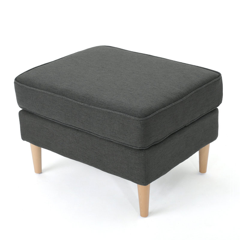 Repose-pieds Babbett, Tissu gris foncé