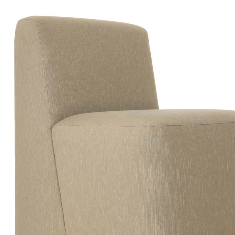 Outdoor Teak Dining Side Chair, Vergo Camel