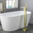1 Handle Floor Clawfoot Tub Faucet with Diverter-61913481
